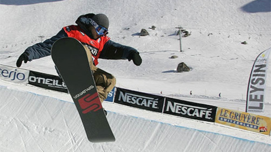 单板滑雪平行大曲道